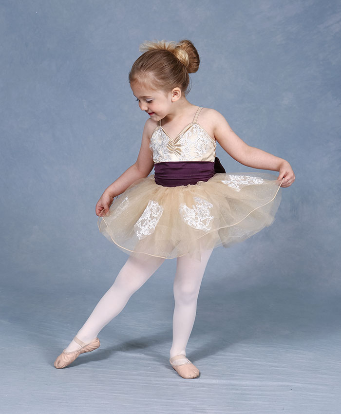 Young ballerina in a tutu